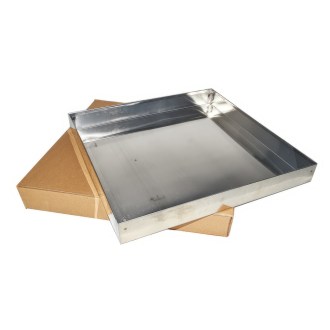 Stainless steel cover 530x530x60 mm - hive 3 cm