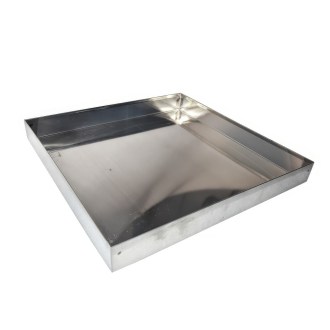 Stainless steel cover 530x530x60 mm - hive 3 cm