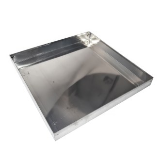 Stainless steel cover 530x530x60 mm - hive 3 cm