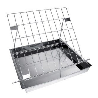 Stainless steel uncapping tray - type U