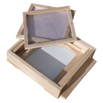 Varroa bottom board Dadant US - 12 R - Pfefferle
