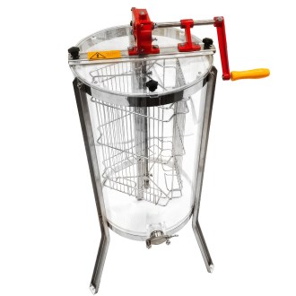 Manual 3 frame honey extractor Mellarius ProLine, Ø 40 cm