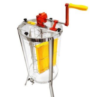 Manual 3 frame honey extractor Mellarius ProLine, Ø 40 cm