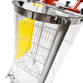 Manual 4 frame honey extractor Mellarius ProLine, Ø 45 cm