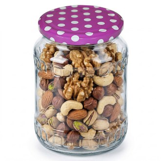 Lid TO 82 - Violet dots