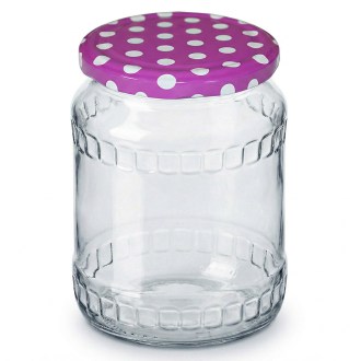 Lid TO 82 - Violet dots