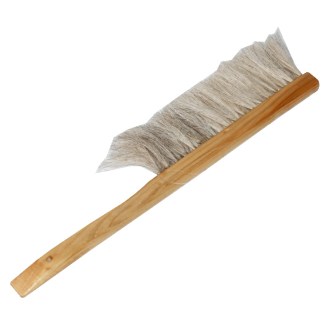 Bee brush with three rows - white bristles