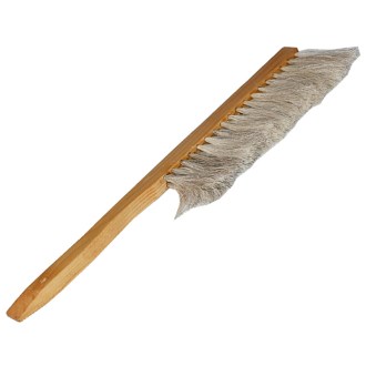 Bee brush with three rows - white bristles