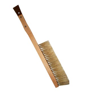 Bee brush with hive tool