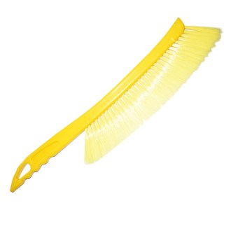 Big bee brush with plastic handle yellow