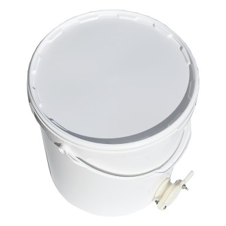 Honey Extraction Container 25 kg with Valve - White