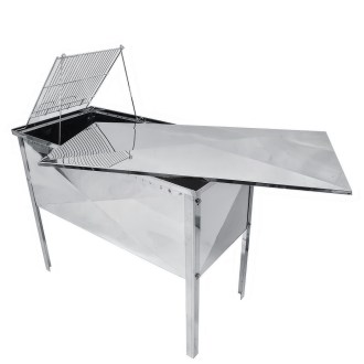 Uncapping table Mellarius with lid - 100 cm