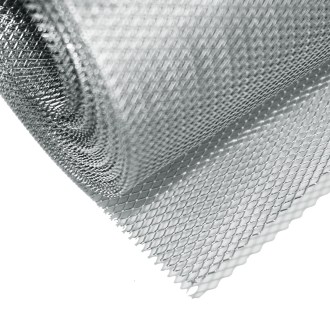 Beekeeping expanded metal - aluminum, mesh 4 mm, roll 0.5 × 10 m