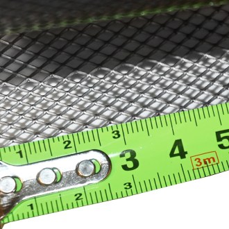 Beekeeping expanded metal - aluminum, mesh 4 mm, roll 0.42 × 10 m