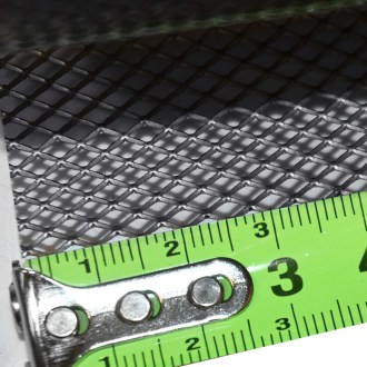 Beekeeping expanded metal - stainless steel, mesh 4 mm, roll 0.5 × 10 m