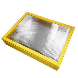 Stainless steel solar wax melter for 2 frames