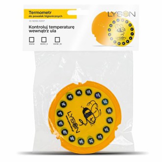 Thermochromic thermometer with hive base - set of 1 piece