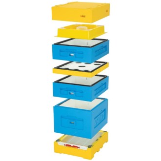 Dadant Blatt hive with 7.5 l feeder, varnished - PREMIUM 10 frames