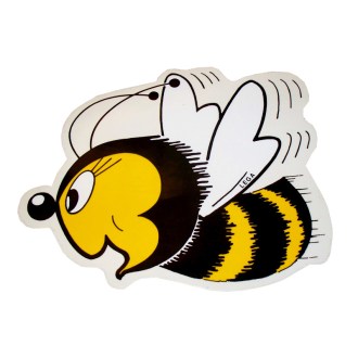 Bee small / big - sticker