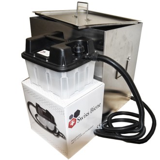 Wax melter with 2 steam generator