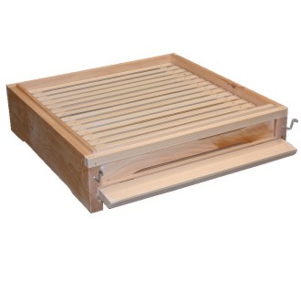 High varroa bottom board Dadant US - 12 frames