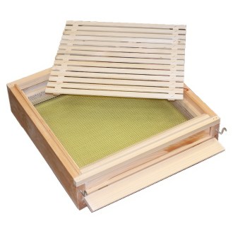 High varroa bottom board Dadant US - 12 frames