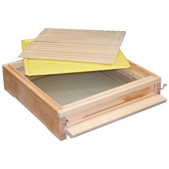 High varroa bottom board Dadant US - 12 frames