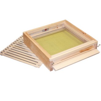 High varroa bottom board Dadant US - 12 frames