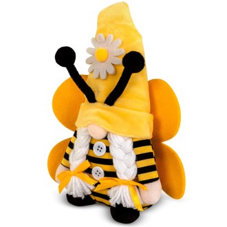 Plush Bee Dwarf 22 cm – BienoSpass with Braids