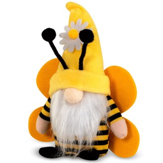 Plush Bee Dwarf 22 cm – BienoSpass with Full Beard