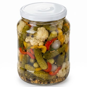 Twist-off lid for jar TO 82 - RBS - white - 700 pcs - full box