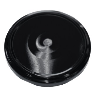 Twist-off lid for jar TO 82 - RBS - black - 700 pcs - full box
