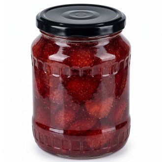 Twist-off lid for jar TO 82 - RBS - black - 700 pcs - full box