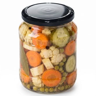 Twist-off lid for jar TO 82 - RBS - black - 700 pcs - full box