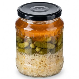 Twist-off lid for jar TO 82 - RBS - black