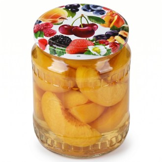 Twist-off canning lid for jar TO 82 - Ready to Steam - Fruit 1
