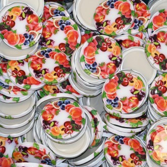Canning lid for jar TO 82 - RTS - Fruit 2 - 700 pcs - full box