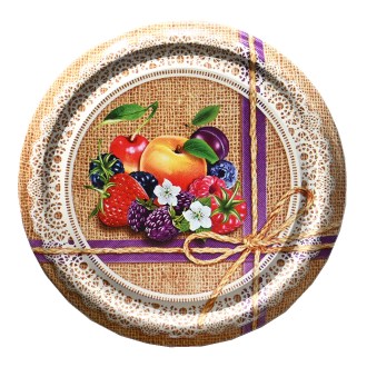 Canning lid for jar TO 82 - RTS - Fruit 4 - 700 pcs - full box
