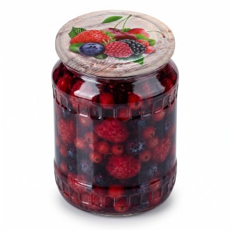 Twist-off canning lid for jar TO 82 - Ready to Steam - Fruit 6