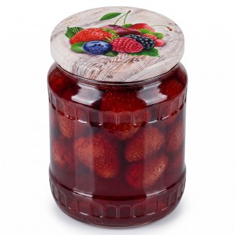 Twist-off canning lid for jar TO 82 - Ready to Steam - Fruit 6