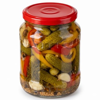 Twist-off lid for jar TO 82 - RBS - red - 700 pcs - full box