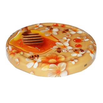 Lid for jar TO 82 - Flowers and lemon balm - 700 pcs - full box - HO16