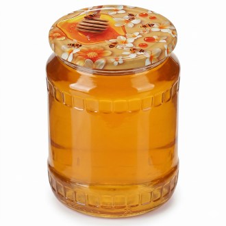 Lid for jar TO 82 - Flowers and lemon balm - 700 pcs - full box - HO16