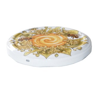 Twist-off lid TO 82 - Bees, linden and honey 700 pcs - full box - HOJ1