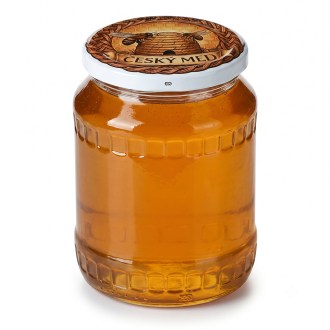 Twist-off lid for jar TO 82 - Czech honey and skep 700 pcs - full box - HOJ3