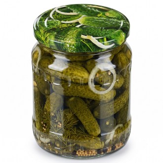 Canning lid for jar TO 82 - RTS - Cucumbers - 700 pcs - full box
