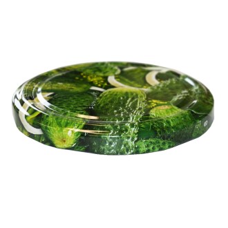 Twist-off canning lid for jar TO 82 - RTS - Cucumbers