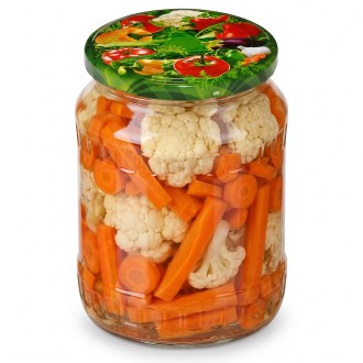 Twist-off canning lid for jar TO 82 - RTS - Vegetables 2 - 700 pcs - full box