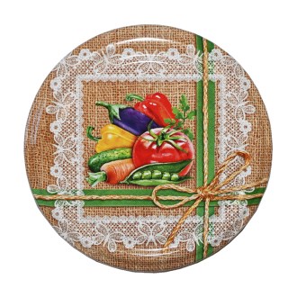 Canning lid for jar TO 82 - RTS - Vegetables 4 - 700 pcs - full box