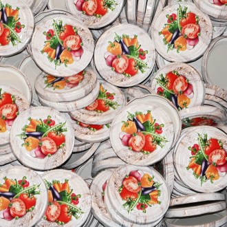 Canning lid for jar TO 82 - RTS - Vegetables 6 - 700 pcs - full box